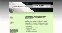 Desktop Screenshot of folientuning-rostock.de